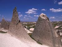 Abgebrochene Feenkaminspitze oberhalb dem Çat Tal